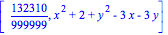 [132310/999999, x^2+2+y^2-3*x-3*y]